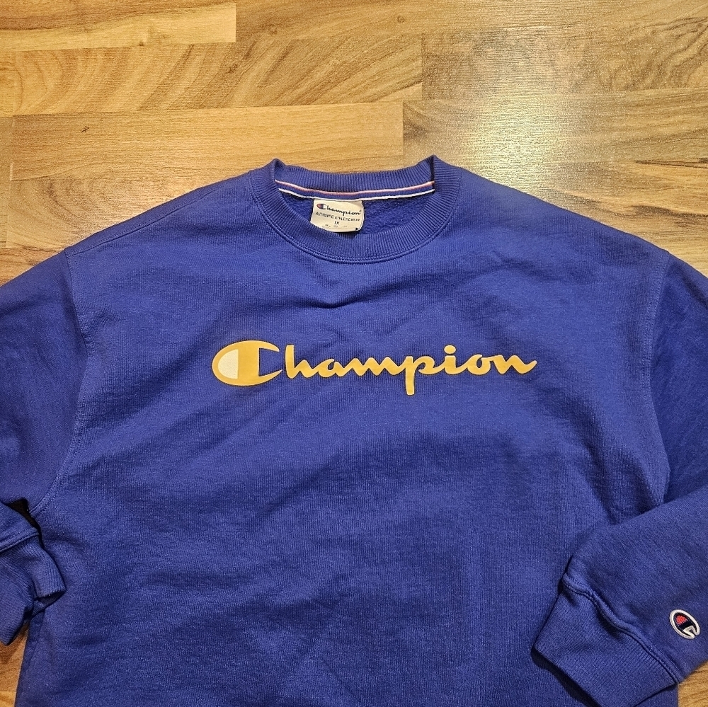 Vintage Champion Crewneck Sweatshirt size 1x. Used in good condition check pictu - Picture 2 of 9